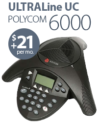 UltraLine UC Polycom 6000 pictured - price $21 per month