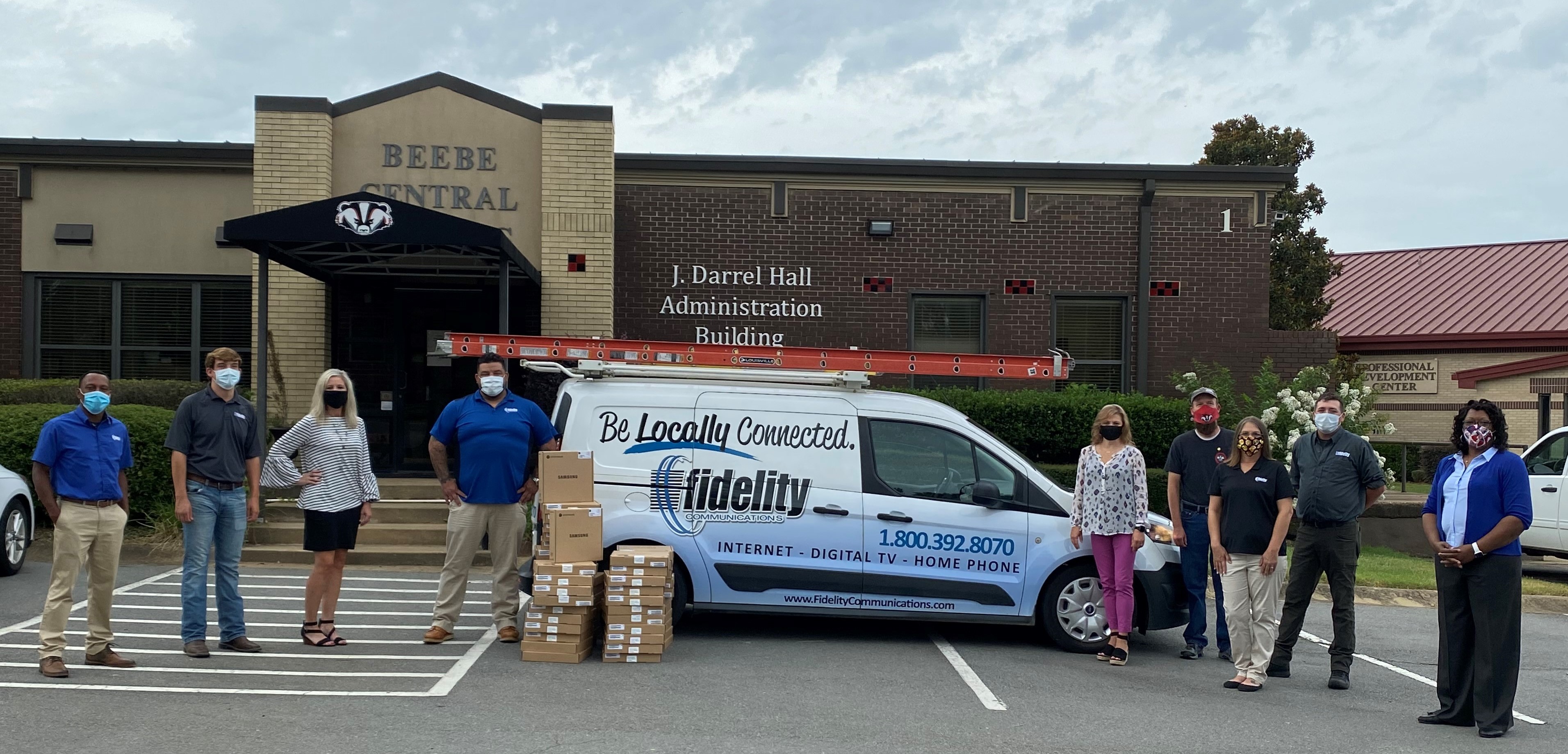 Fidelity Communications with Beebe Elementary School personnel